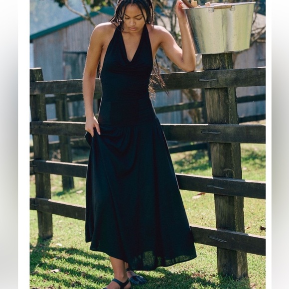 NWT free people Sasha Convertible Maxi Dress in Black Size: XS, S - Picture 5 of 5